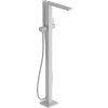 Hansgrohe Tecturis E, baterie de baie cu manetă de sine stătătoare pentru podea, alb mat, HAN-73445700