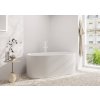 Hansgrohe Tecturis E, baterie de baie cu manetă de sine stătătoare pentru podea, alb mat, HAN-73445700