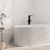 Hansgrohe Tecturis E, baterie de baie cu manetă de sine stătătoare pentru podea, negru mat, HAN-73445670