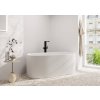 Hansgrohe Tecturis E, baterie de baie cu manetă de sine stătătoare pentru podea, negru mat, HAN-73445670