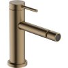 Hansgrohe Tecturis S Baterie pentru bideu cu garnitură extrasă, bronz periat, HAN-73201140