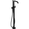 Hansgrohe Tecturis S, baterie de baie cu manetă de sine stătătoare pentru podea, negru mat, HAN-73440670