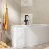 Hansgrohe Tecturis S, baterie de baie cu manetă de sine stătătoare pentru podea, negru mat, HAN-73440670