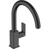 Hansgrohe Vernis Shape M35, robinet pentru chiuvetă de sine stătător, negru mat, HAN-71871670
