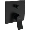 Hansgrohe Vivenis, robinet de baie ascuns, 2 ieșiri, negru mat, HAN-75415670