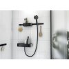 Hansgrohe WallStoris, set cap de dus 105, 3 jeturi, termostat si accesorii baie, negru mat, HAN-24250670