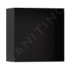Hansgrohe XtraStoris Minimalistic, nișă de perete, 300x300x140 mm, negru mat, HAN-56079670