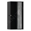 Hansgrohe XtraStoris Rock, nișă de perete, cu ușă, 300x150x100 mm, negru mat, HAN-56082670