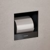 Hansgrohe XtraStoris, suport hârtie igienică pentru instalare, negru mat, HAN-56065670