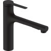 Hansgrohe Zesis M33, robinet de bucătărie cu pârghie 160, pulverizator extensibil, 2jet, sBox lite, negru mat, HAN-74804670