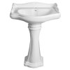 Kerasan, stâlp ceramic universal RETRO pentru chiuvete 56,69,73cm, alb, 107001