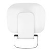 Mereo, Scaun de dus, duroplast, alb, MER-CSS121