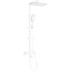 Mexen - Set de duș CQ54 cu robinet termostatic Cube, alb-crom, 779105495-21