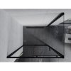 Mexen Apia, cabină de duș cu ușă glisantă 135 (uşă) x 80 (perete) cm, sticlă transparentă 6 mm, profil negru, 840-135-080-70-00