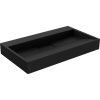 Mexen Ava, chiuveta blat din conglomerat B/O 80 x 46 cm, negru mat, 23018070