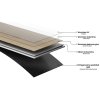 Pardoseală din vinil Mexen Boone 1240x182mm SPC 6.5mm IXPE 1.5mm Stejar cu caneluri în V pe 4 fețe F1054-1240-182-505-4V1-01
