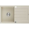 Mexen Bruno - chiuveta granit 79,5x49,5cm, 1 camera, bej, 6513791010-69