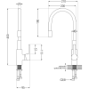 mexen flex bateria kuchenna chrom biala 670900 02