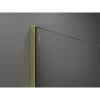 Paravan de dus Mexen Kioto 70x200 cm 8 mm, profil auriu, efect oglinda sticla, 800-070-101-50-50