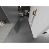 Mexen Kioto, Paravan de duș Walk-In 130 x 200 cm, sticlă mată transparentă de 8 mm, profil cupru mat, 800-130-002-65-35