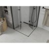 Cabină de duș Mexen Lima Duo 90 (uşă) x 90 (uşă) cm, sticlă transparentă 6 mm, profil negru, 856-090-090-70-00-02