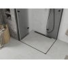 Mexen Lima Duo, cabină de duș 90 (uşă) x 80 (uşă) cm, sticlă transparentă 6 mm, profil negru, 856-090-080-70-00-02