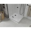 Mexen Lima, cabină de duș 90 (uşă) x 90 (perete) cm, sticlă transparentă 6 mm, profil negru + cadă de duș SLIM 5 cm cu sifon negru, 856-090-090-70-00-4010B