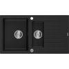 Mexen Matias - chiuveta granit 90.0x50.5cm, 1.5 camere, negru, 6502901505-77