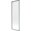 Mexen Next L, paravan de baie cu 1 aripă 60 x 150 cm, model sticlă transparentă-negru de 6 mm, profil grafit, 895-060-000-03-70-66