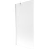 Mexen Next, paravan de baie 1 aripă 90 x 150 cm, aripă fixă, sticlă mată 6 mm, profil cromat, 895-090-000-00-30-01