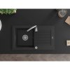 Mexen Pablo - chiuveta granit 75,2x43,6cm, 1 camera, negru, 6510751010-77