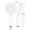 Accesorii Mexen - duș manual R67 Circle, 3 funcții, crom, 79567-00