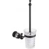 Accesorii Mexen, suport perie WC ESTELA, negru, 7011550-70