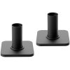 Accesorii Mexen, set patrat de rozete de acoperire, negru mat, W909-000-70
