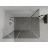 Mexen Roma, cabina de dus 120 (usa) x 100 (perete) cm, sticla gri 6mm, profil cromat, 854-120-100-01-40
