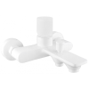 Robinet cu buton Mexen Royo One Bath, alb, 72231-20