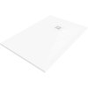 Mexen Stone+, cada dreptunghiulară din compozit mineral 140 x 70 cm, alb, capac alb, 44107014-W