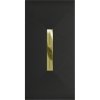 Mexen Toro, cadă de duș dreptunghiulară SMC 150 x 70 cm, negru, capac auriu, 43707015-G
