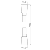 Mexen Uno, set de duș ascuns DR02, crom, 71435DR02-00