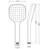 Mexen Uno, set de duș ascuns DR33, crom, 71435DR33-00
