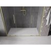Mexen Velar L Duo, usa de dus culisanta pentru deschidere 170 cm, sticla transparenta 8 mm, auriu mat, 871-170-003-02-55