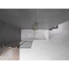 Mexen Velar L, paravan de baie glisant cu 2 aripi 85 x 150 cm, sticla gri 8 mm, auriu lucios, 896-085-003-41-50