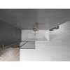 Mexen Velar L, paravan de baie glisant cu 2 aripi 90 x 150 cm, sticla gri 8 mm, auriu lucios, 896-090-003-41-50