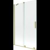 Mexen Velar, paravan de baie glisant cu 2 aripi 110 x 150 cm, sticlă transparentă de 8 mm, profil auriu mat, 896-110-000-01-55