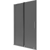 Mexen Velar, paravan de baie glisant cu 2 aripi 110 x 150 cm, sticlă gri 8 mm, grafit lustruit, 896-110-000-41-95