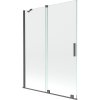 Mexen Velar, paravan de baie glisant cu 2 aripi 130 x 150 cm, sticlă transparentă de 8 mm, profil grafit mat, 896-130-000-01-66