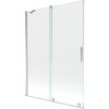 Mexen Velar, paravan de baie glisant cu 2 aripi 130 x 150 cm, sticlă transparentă de 8 mm, profil cromat, 896-130-000-01-01