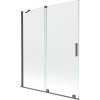 Mexen Velar, paravan de baie glisant cu 2 aripi 140 x 150 cm, sticlă transparentă de 8 mm, profil grafit mat, 896-140-000-01-66
