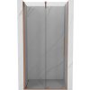 Mexen Velar, ușă glisantă în deschidere 75x200 cm, sticlă transparentă de 8 mm, profil cupru mat, 871-075-000-01-65