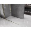 Mexen Velar, uşă glisantă în deschidere tip Walk-In 140 cm, sticlă transparentă de 8 mm, auriu strălucitor, 871-140-000-03-50